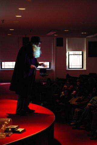 Dr. Andrew Berry Playing Charles Darwin in "An Afternoon with Charles Darwin" 3