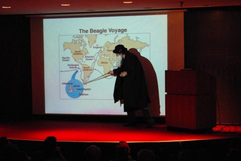 Dr. Andrew Berry Playing Charles Darwin in "An Afternoon with Charles Darwin" 2