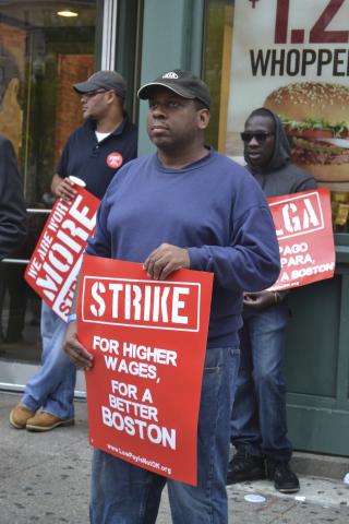 Kyle King, cashier at Burger King (credit: Reginald Zimmerman)