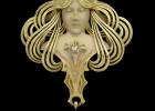 01. Pendant Brooch with Female Bust*