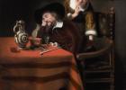 Nicolaes Maes: Sleeping Man Having His Pockets Picked, 1655